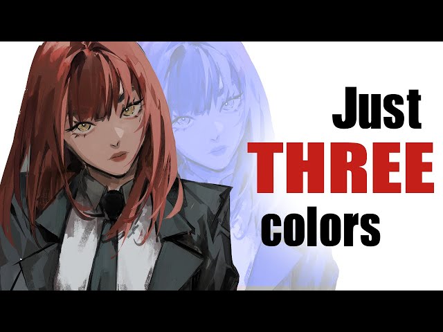 HOW I COLOR WITH JUST THREE COLORS