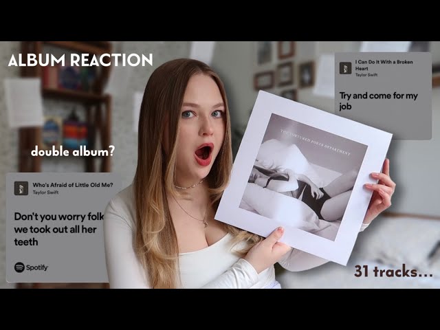 from HATE to LOVE in 31 tracks… / Taylor Swift's THE TORTURED POETS DEPARTMENT album reaction