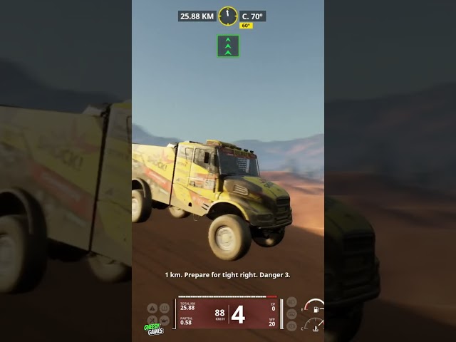 Trucks In Desert