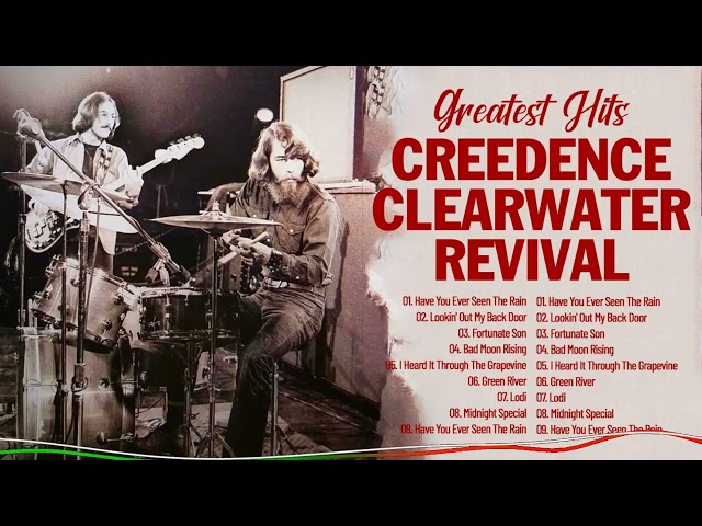 Greatest Hits of Creedence Clearwater Revival Playlist ~ Top 100 Artists To Listen in 2024