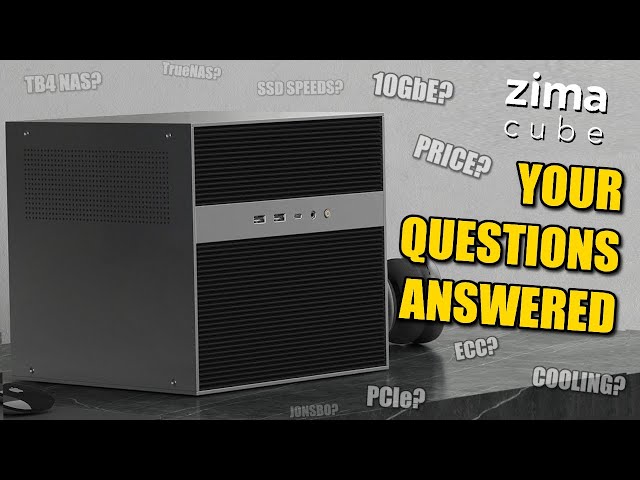 The Zimacube NAS - Your Questions Answered (Price, PCIe, 10GbE, ECC and more)
