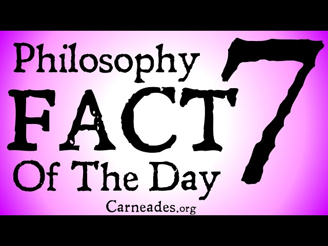 Philosophy Fact of the Day 7 #Shorts