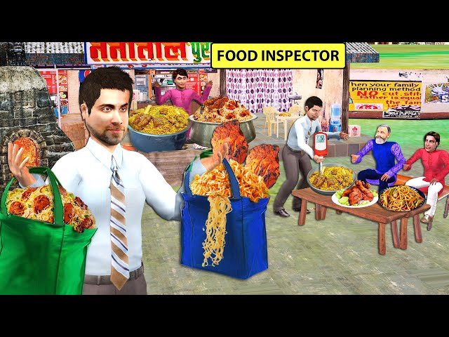Food Inspector Ka Hotel Checking Chicken Paratha Noodles Biryani Hindi Kahaniya Hindi Moral Stories