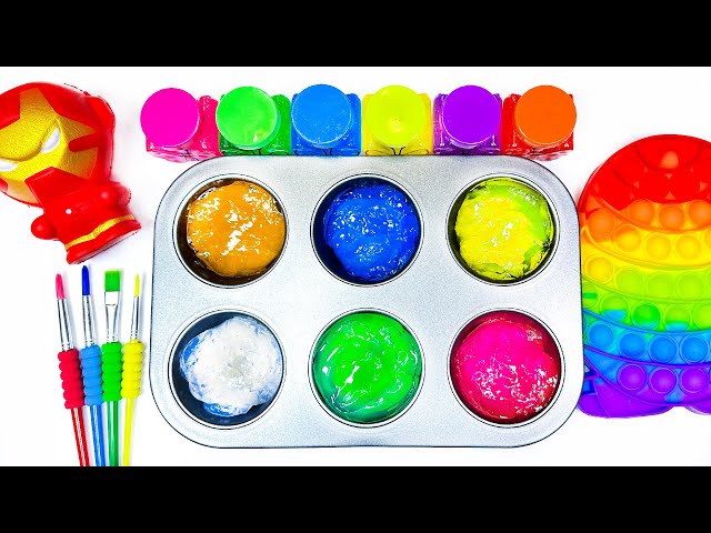 Oddly Satisfying Video How I Made 6 BIG Slime Balls WITH PopIt Toy AND Cutting ASMR