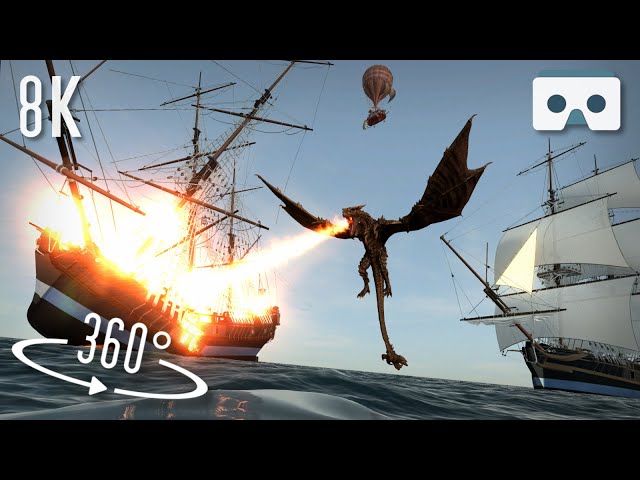 360 VR Sea Monsters Scary Video: 8K Virtual Reality Horror 3D Videos for Oculus Quest, Oculus Rift S