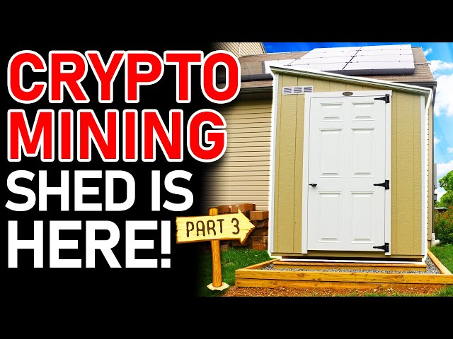 CRYPTO MINING SHED DELIVERY | Plans, Tour and Review!