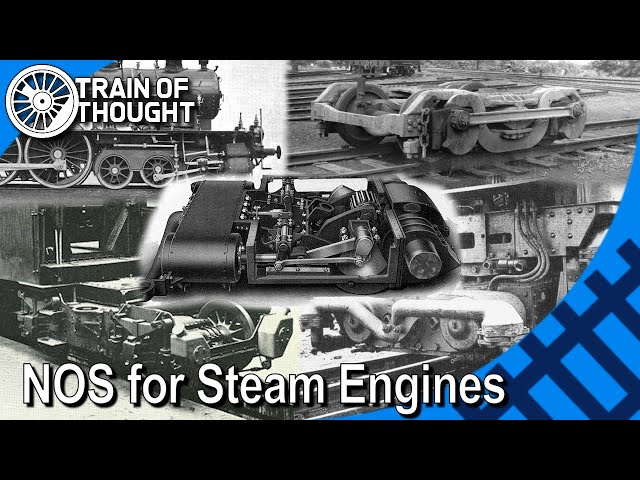 The wheels that made Steam Trains more powerful - Locomotives "Boosters"