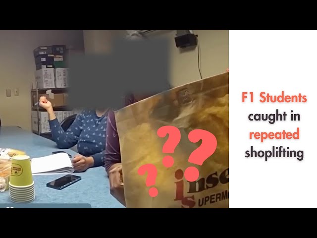 What are the consequences for F1  Students Caught while Stealing From Stores in USA? తెలుగు