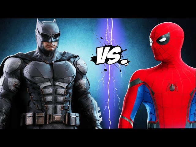 SPIDERMAN vs BATMAN - Batman (Justice League) vs Spider-Man (Homecoming)