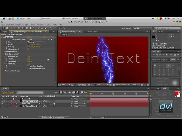 DieVideoLeuchten - Adobe After Effects - Grundlagen TEIL4/4