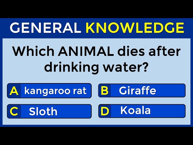 How Good Is Your General Knowledge? Take This 30-question Quiz To Find Out! #challenge 17