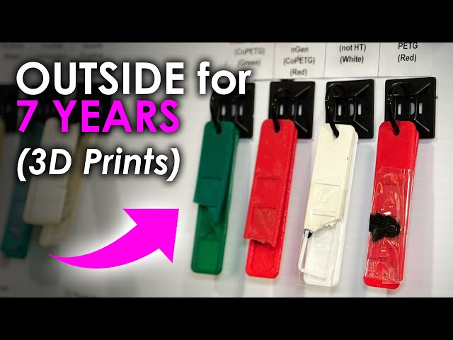3D Prints Outside for 7 years: What happened? RMRRF2024