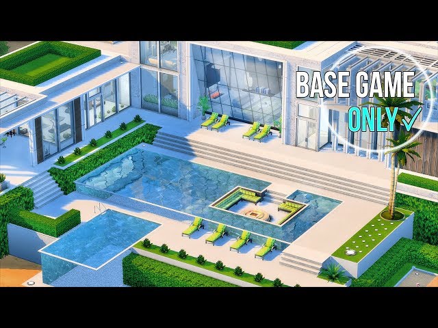 ★ Exclusive Mansion ✔ Base Game Only | NoCC | The Sims 4 | Stop Motion