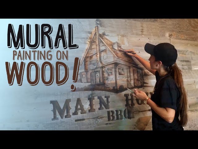 How to Paint a Mural | Main House BBQ Brooklyn New York