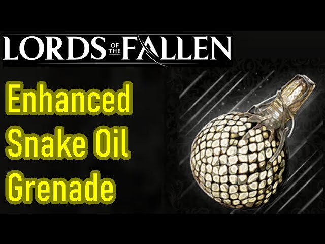 Lords of the Fallen enhanced snake oil grenade location guide, how to get enhanced snake oil grenade