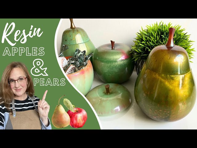 Resin Apples & Pears with Let’s Resin