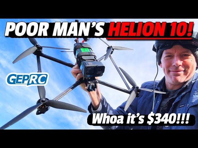 Poor Man's iFlight Helion 10 - Geprc Mark4 LR10 Long Range Fpv Drone