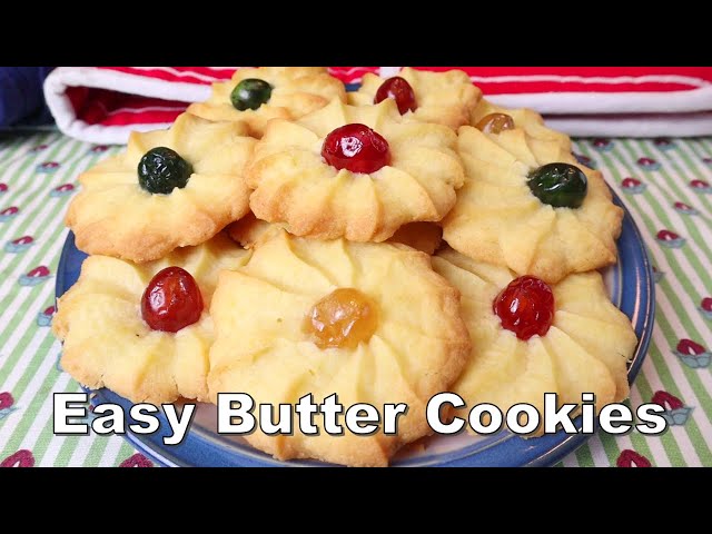 The Best Cookies of All Xmas Dessert l know that melt in your mouth | BUTTER COOKIE Anyone can make