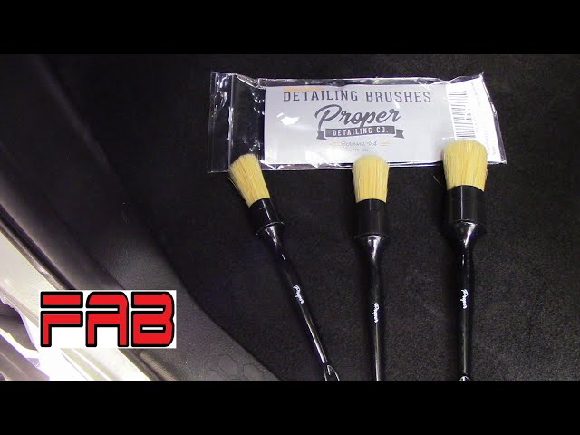 Proper Detailing Company Boar's Hair Brushes Review!