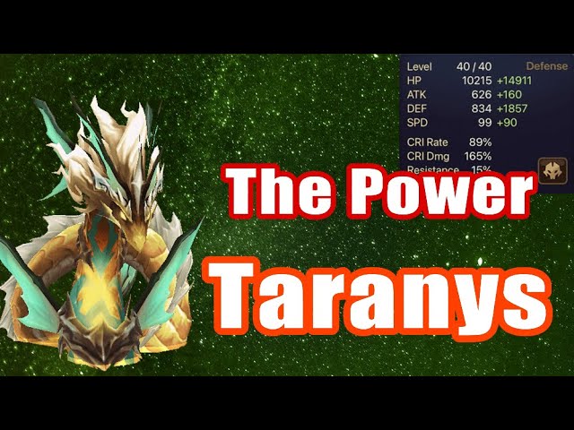【 Summoners War | Curry's RTA 】The Power Taranys, Forest of Living!