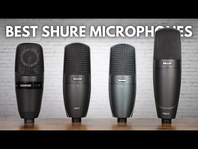 Best SHURE Microphones For Vocal Recording | Shure PGA27, SM27, Beta27 & KSM32