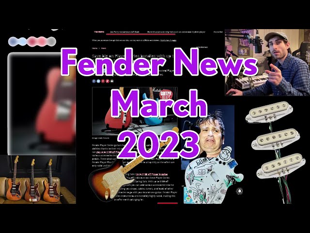 New Pickups? Aliens?? (Fender News March 2023!)