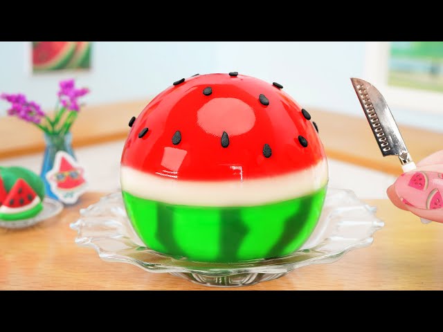 Cocomelon Jelly 🍉 Miniature Watermelon Jelly Recipe | Perfect 1000+ Miniature Ideas