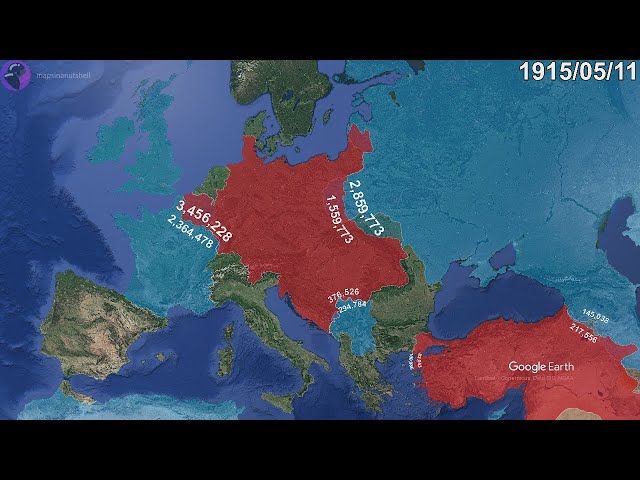World War I Every Day using Google Earth
