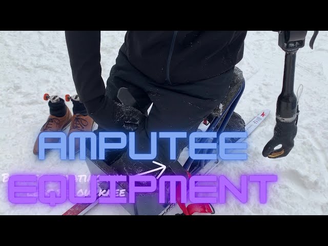 What equipment do a triple amputee need to cross country ski
