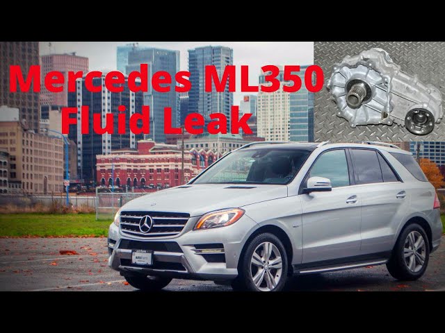 Mercedes-Benz ML350 transfer case fluid leak. 164/166