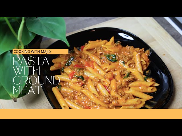 Delicious Pasta Recipe: Homemade Italian-style Ground Meat Sauce!