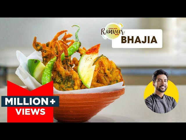 Crispy Bhajiya Recipe | दो तरह की भजिया पकोड़े झटपट बनाएँ| Perfect Monsoon snack | Chef Ranveer Brar