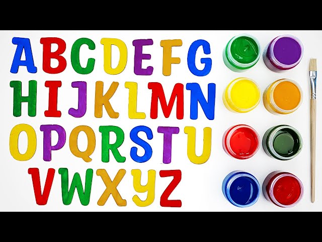Learning Video for Preschool Toddlers - Coloring Alphabet Letters with Daddy Pig and Fun Toys