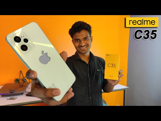 Realme C35, Unboxing & First Impression, Iphone Look in | MIX SOLID MEDIA |