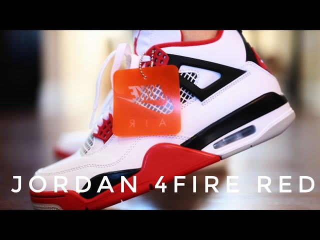 JORDAN 4 FIRE RED REVIEW AND ON FEET | IS THIS THE BEST JORDAN 4 COLORWAY?