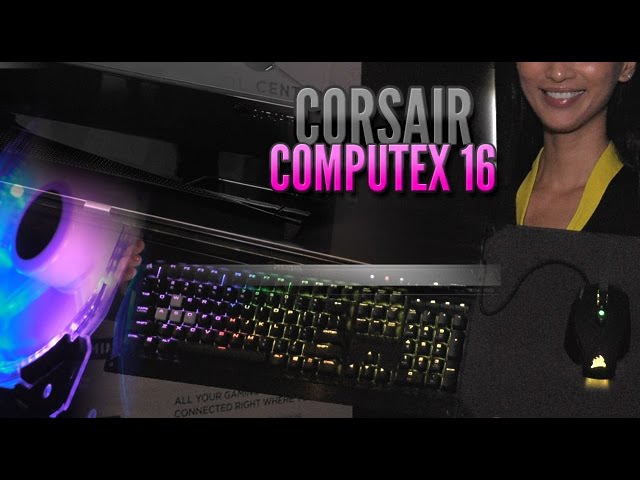 Corsair Bulldog, SP120 RGB, H120 & ML120/140 PRO @ Computex 2016