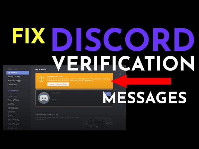 Fix Discord Not Sending Messages | Discord Email Verification