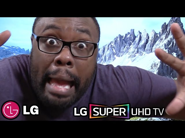 MY BIGGEST UNBOXING EVER!! 55" LG Super UHD 4K TV Demo