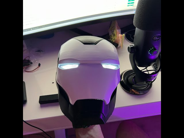 Servo Motors Make Iron Man Mask Come Alive!