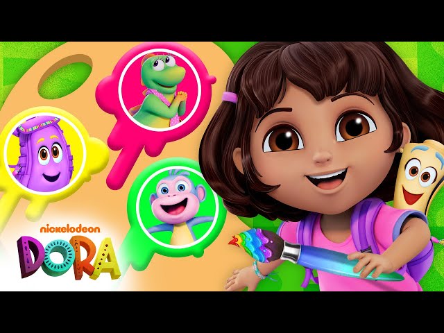 Guess the Missing Color Game w/ Dora & Boots! #2 | Dora & Friends