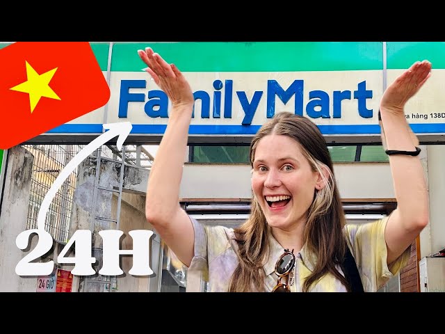 24H NUR bei FAMILY MART etc essen😮:Convenience Stores in Vietnam🇻🇳