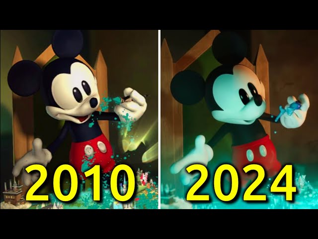 Evolution of Epic Mickey Games 2010-2024