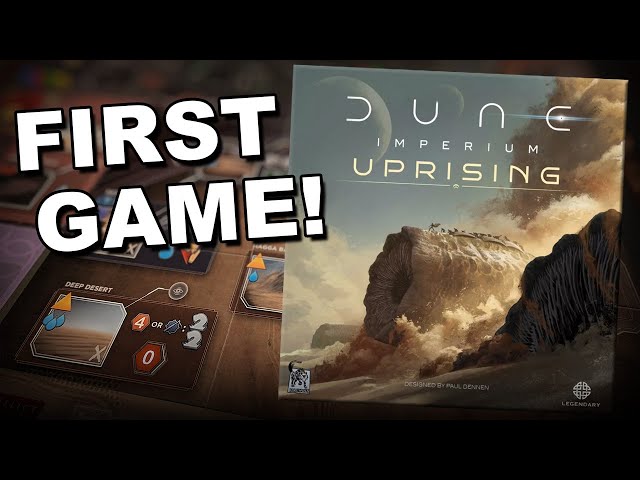 First Playthrough of Dune Imperium: Uprising!