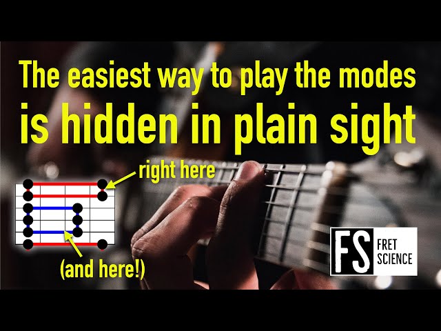 This hack makes learning the modes on guitar RIDICULOUSLY easy