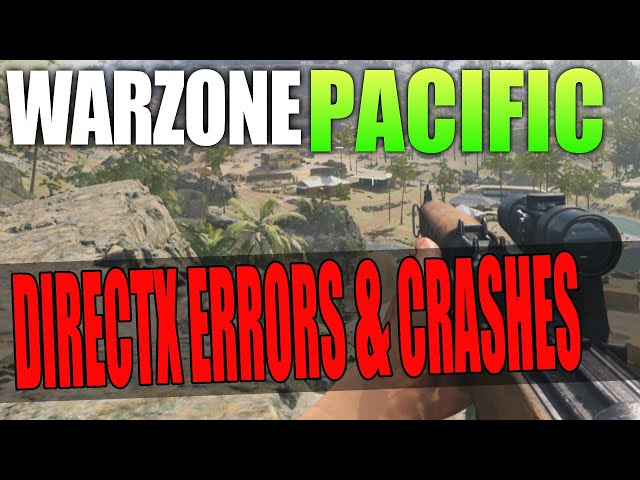FIX COD Warzone Pacific DirectX Errors On PC