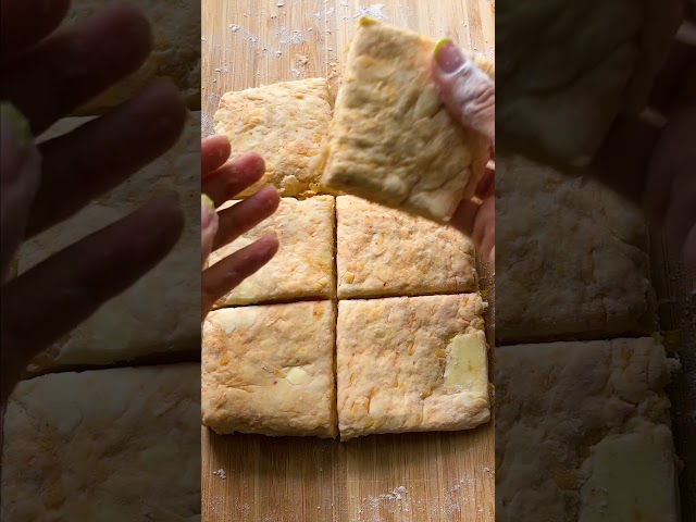 How to Make Kimchi Cheddar Biscuits #shorts #food52