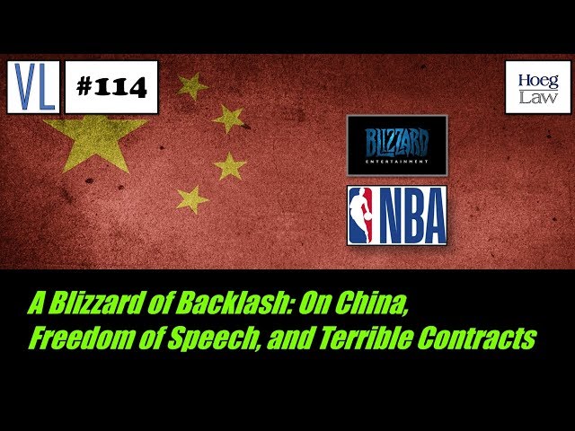 A Blizzard of Backlash: On China, Freedom of Speech, and Terrible Contracts (VL114)