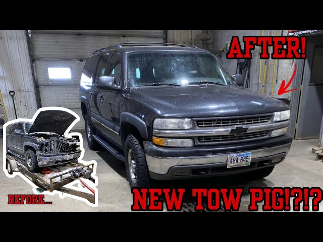 New Tow Pig?!? 2003 Chevrolet 2500 Suburban Deer Collision Repair! ON THE CHEAP! 8.1L Big Block!