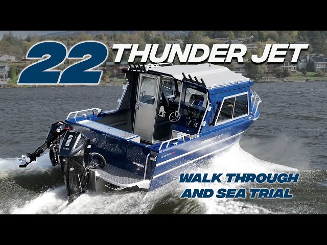 Full Walk Through and Sea Trial - 22' Thunder Jet