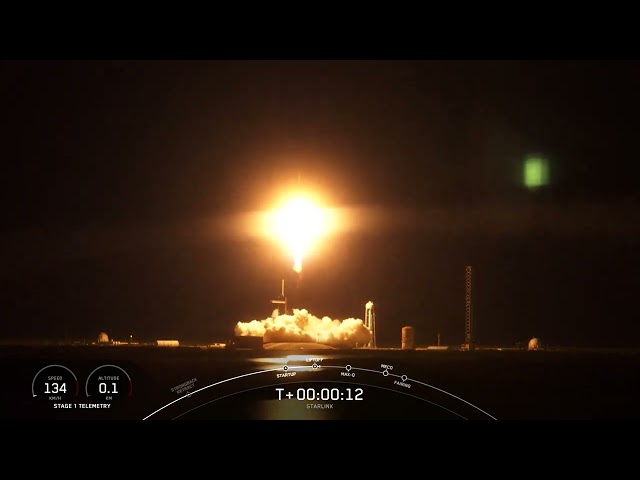 LIFTOFF! SpaceX Starlink 6-63 Launch
